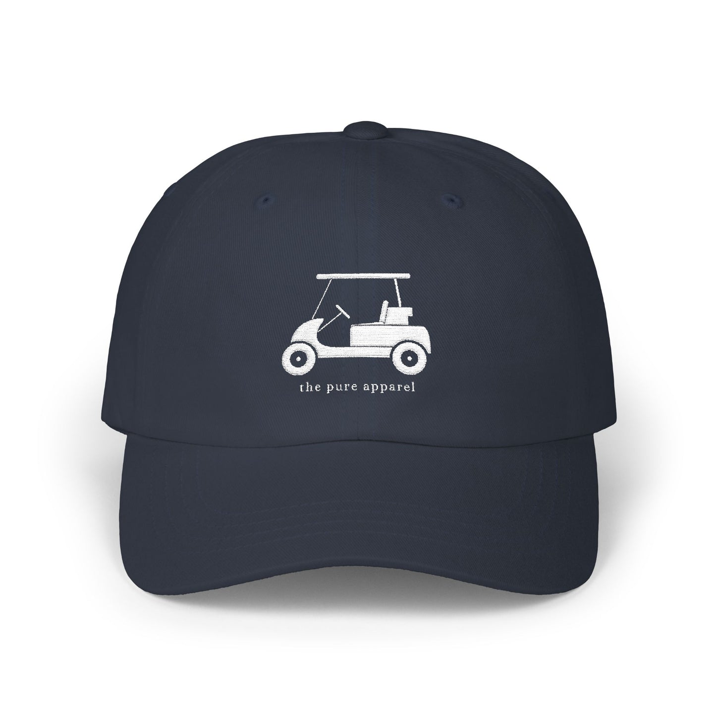 Classic Dad Cap with Embroidered Golf Cart Design, Casual Dad Hat, Perfect Gift for Father's Day, Summer Style Hat, Relaxed Fit Cap